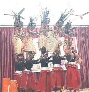 Science College Durg - साईंस कालेज, दुर्ग में रंगारंग स्पंदन कार्यक्रम आयोजित  बसंत पंचमी केवल पूजन ही नही बल्कि आदर्षो को आत्मसात करने का दिन  