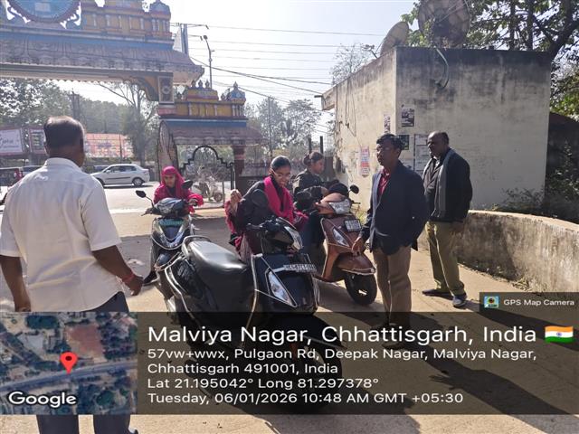 Science College Durg - नो हेलमेट नो एंट्री 